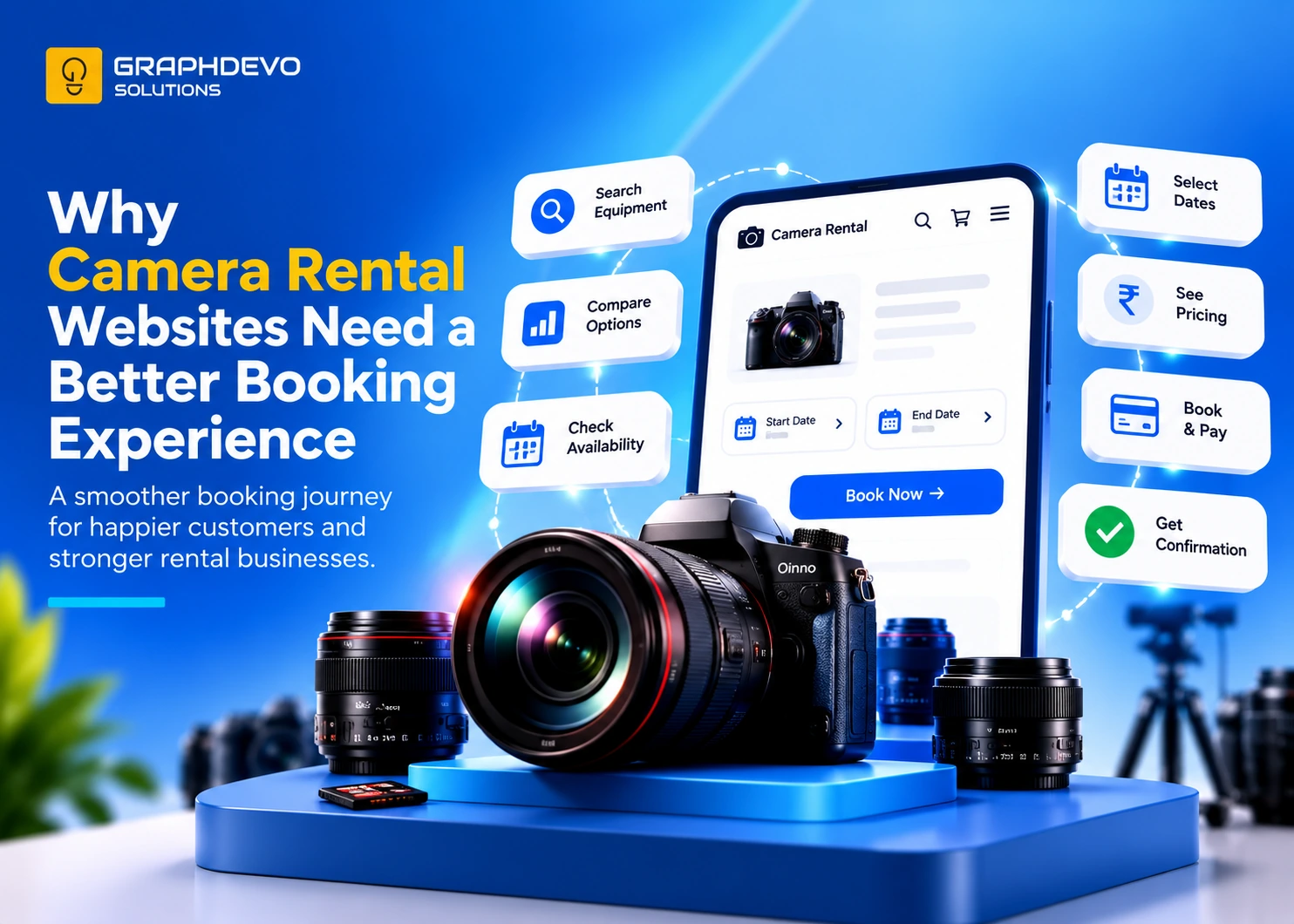 Why Camera Rental Websites Need a Better Booking Experience