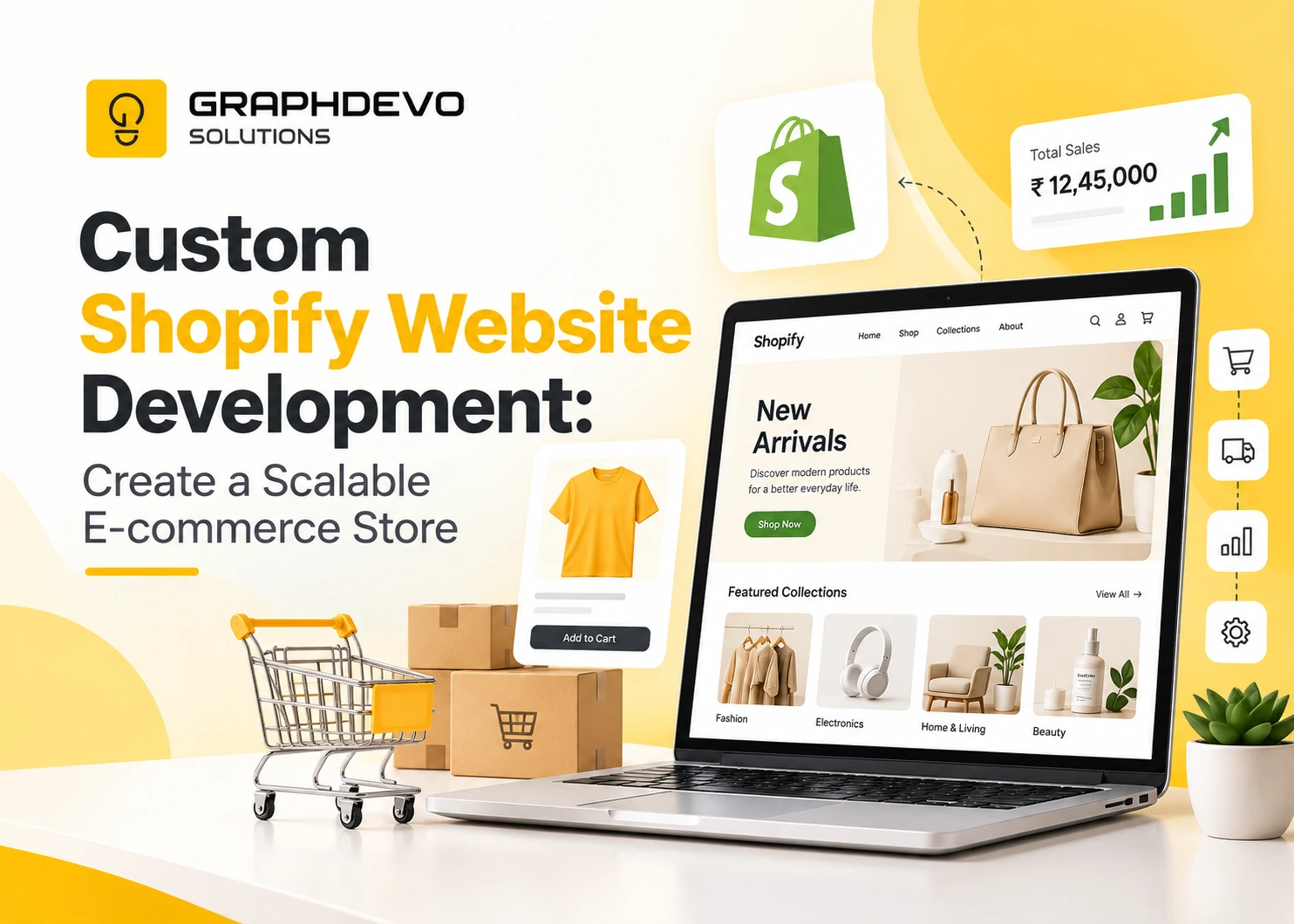 Custom Shopify Website Development: Create a Scalable E-commerce Store